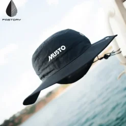 Chapeau de navigation homme FD BRIMMED HAT BLACK MUSTO