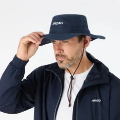 Chapeau de navigation homme FD BRIMMED TRUE NAVY MUSTO