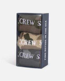 CHAUSSETTES SALTY CREW CAMO 3 PACK HOMME COULEUR MULTI TAILLE 1Sz