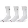 CHAUSSETTES SALTY CREW LIGHTHOUSE 5 PACK HOMME COULEUR WHITE TAILLE 1Sz