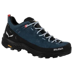 chaussures Basses Randonnée Femme Gore-tex ALP TRAINER 2 GTX W Dark Denim/Black SALEWA