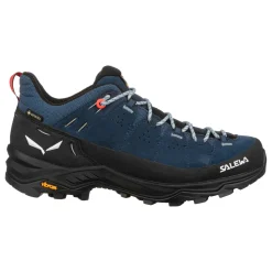 chaussures Basses Randonnée Femme Gore-tex ALP TRAINER 2 GTX W Dark Denim/Black SALEWA