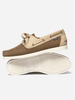 Chaussures homme bateau HELLIOS tan/beige TBS