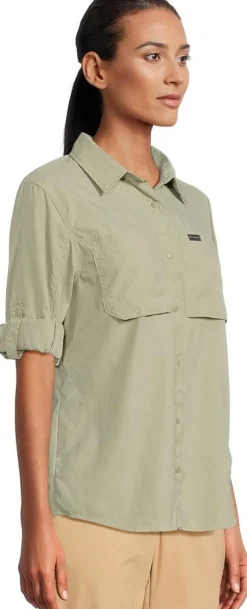 Chemise de randonnée Femme SKIEN VALLEY LONG SLEEVE SHIRT SAFARI COLUMBIA