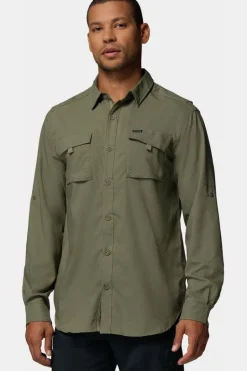 Chemise de randonnée Homme SILVER RIDGE UTILITY II LS SHIRT STONE GREEN COLUMBIA