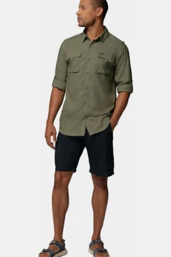 Chemise de randonnée Homme SILVER RIDGE UTILITY II LS SHIRT STONE GREEN COLUMBIA