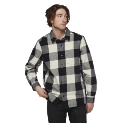 Chemise Homme M PROJECT LINED FLANNEL Black-Off White Plaid BLACK DIAMOND