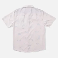 CHEMISE MANCHES COURTES HELMSMAN UV BUTTON UP OYSTER SALTY CREW