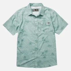 CHEMISE MANCHES COURTES SEAFARER S/S TECH WOVEN MACKEREL SALTY CREW