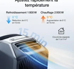 Climatiseur portable réversible wave 3 - Ecoflow