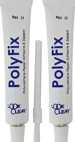 Colle polyuréthane POLYFIX 2x10 gr LOOK CLEAR