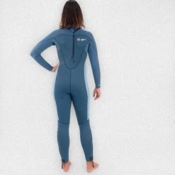 Combinaison de longe-côte Double Zip 3/2 mm femme Watershades Blue MELLOW SEA SEAFLOW