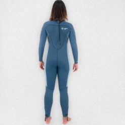Combinaison de longe-côte Double Zip 3/2 mm femme Watershades Blue MELLOW SEA SEAFLOW