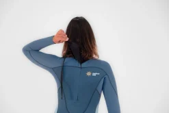 Combinaison de longe-côte Double Zip 4/3 mm femme Watershades Blue MELLOW SEA SEAFLOW