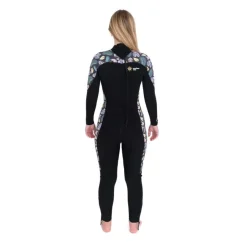 Combinaison de longe-côte double zip 4/3 mm femme Floral MELLOW SEA ANFIBI