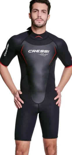 Combinaison de plongée et d'apnée shorty ALTUM homme 3 mm CRESSI SUB