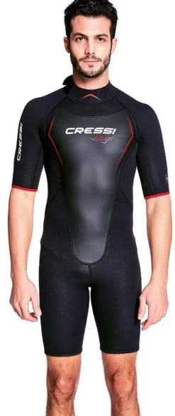 Combinaison de plongée et d'apnée shorty ALTUM homme 3 mm CRESSI SUB