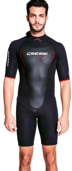 Combinaison de plongée et d'apnée shorty ALTUM homme 3 mm CRESSI SUB