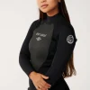 Combinaison de surf femme TRAD 3/2 mm zip poitrine noir RIP CURL