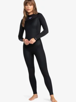 Combinaison de surf femme PROLOGUE 4/3 mm noir back zip ROXY