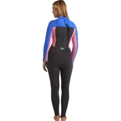 Combinaison de surf femme PROLOGUE+ GBS 5/4 mm zip dorsal cobalt ROXY