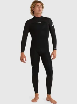 Combinaison de surf homme PROLOGUE 3/2 mm noir back zip QUIKSILVER
