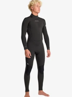 Combinaison de surf homme PROLOGUE+ GBS 4/3 mm zip dorsal noir QUIKSILVER