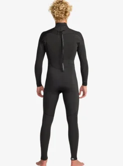 Combinaison de surf homme PROLOGUE+ GBS 4/3 mm zip dorsal noir QUIKSILVER