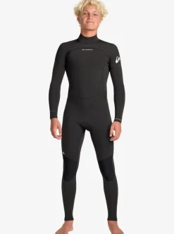 Combinaison de surf homme PROLOGUE+ GBS 4/3 mm zip dorsal noir QUIKSILVER