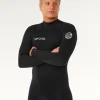 Combinaison de surf homme TRAD 4/3 mm zip dorsal noir RIP CURL