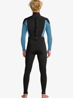 Combinaison de surf homme PROLOGUE+ 3/2 mm zip dorsal Cloud Blue QUIKSILVER