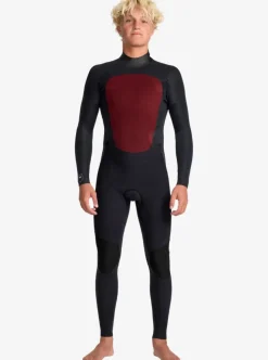 Combinaison de surf homme PROLOGUE+ 3/2 mm zip dorsal Cloud Blue QUIKSILVER