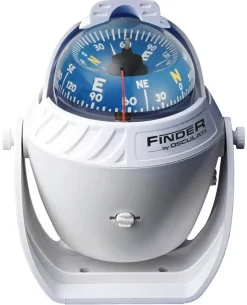 Compas Finder 2"5/8 avec étrier blanc/bleu - RIVIERA