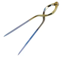 Compas pointes sèches laiton avec pointes inox - compas forme droite longueur 20 cm