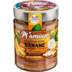 CONFITURE BANANE 325g MAMOUR MAMOUR