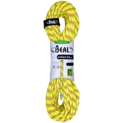 Corde d'escalade Karma Ø 9,8 mm 80 m jaune BEAL