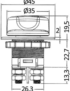 Coupe-batterie Compact - Osculati