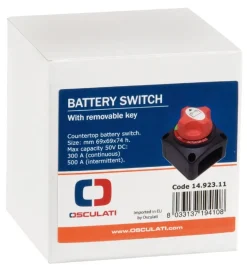 Coupe-circuit batterie avec clé amovible - Osculati