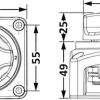 Coupleur de batterie 4 positions - Osculati