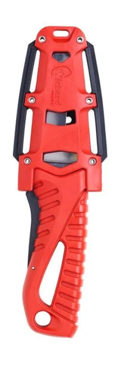 COUTEAU SAUVETAGE OFFSHORE RESCUE LAME FIXE ROUGE - WICHARD