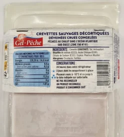 CREVETTES CRUES DECORTIQUÉES SAUVAGES ARGENTINE 300G 13/20P