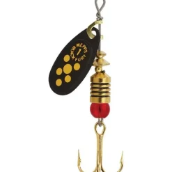 Cuiller Black Fury Chartreuse noir points jaune MEPPS