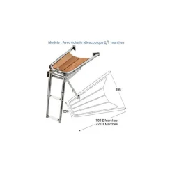 Delphiniere en inox sans davier