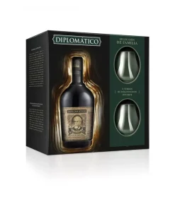 DIPLOMATICO FAMILIA COFFRET 2 VERRES 40° 70CL