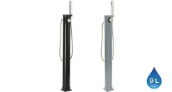 DOUCHE SOLAIRE BASSE NOIRE EPAI