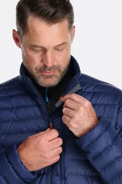 Doudoune Homme Microlight Jacket Deep Ink (Marmalade) RAB