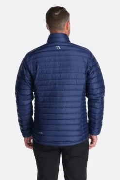 Doudoune Homme Microlight Jacket Deep Ink (Marmalade) RAB
