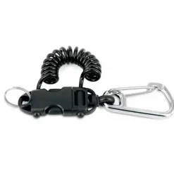 Dragonne de plongée avec bloqueur et mouqueton inox 70 mm STRONG ROCCIA BESTDIVERS