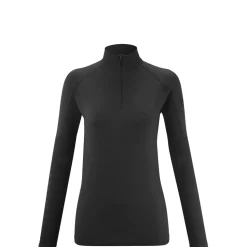 DRYNAMIC SOFT LS 1/2 ZIP W-BLACK - NOIR | MILLET