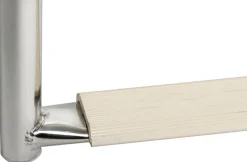 Echelle repliable en inox - 4 Marches